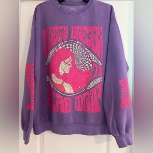 Women’s Lane Seven Grateful Dead Veneta
Oregon Purple Crewneck Sweatshirt. S/M.